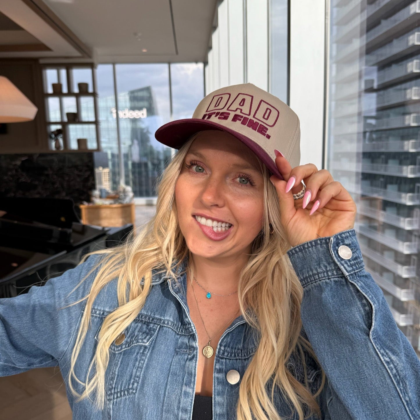 Canvas Trucker Hat Bold