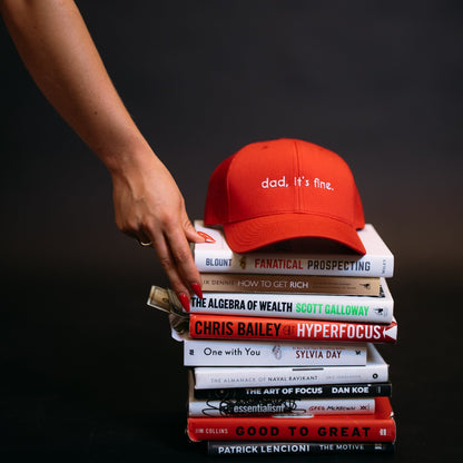 Low Profile Trucker Hat Spicy Red