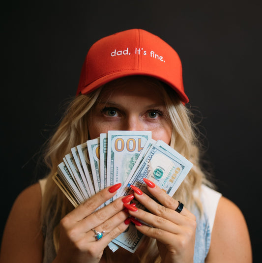 Low Profile Trucker Hat Spicy Red