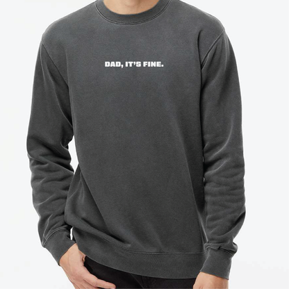 Big Bold Pigment-Dyed Crewneck Sweatshirt