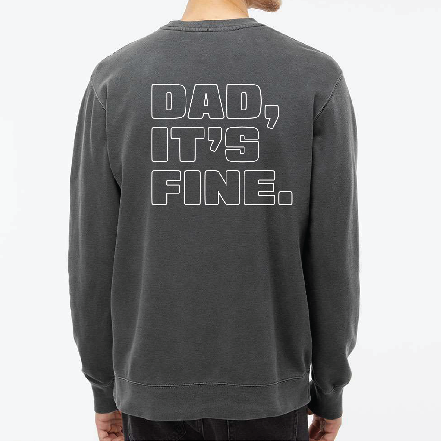 Big Bold Pigment-Dyed Crewneck Sweatshirt