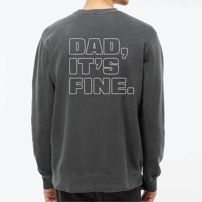 Big Bold Pigment-Dyed Crewneck Sweatshirt