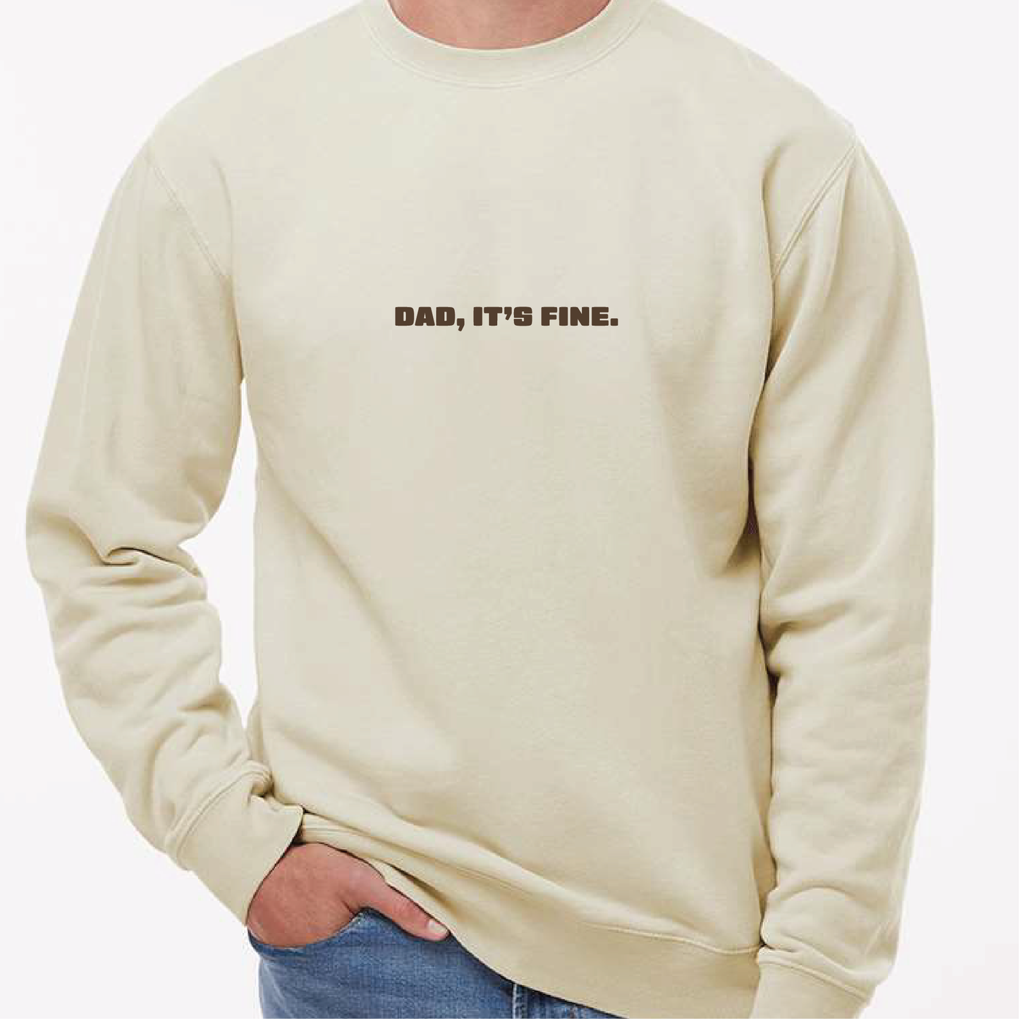 Big Bold Pigment-Dyed Crewneck Sweatshirt