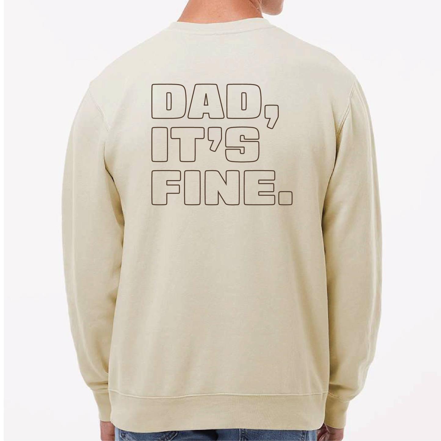 Big Bold Pigment-Dyed Crewneck Sweatshirt